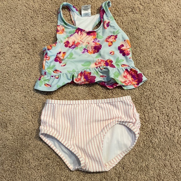 Two Ruffle Butts swimsuits 18-24m NWOT - Picture 2 of 3